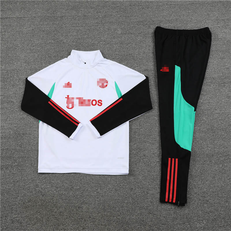 Sudadera de Entrenamiento Manchester United Blanco/Verde 2023/2024